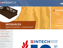 Tablet Screenshot of intech-world.com
